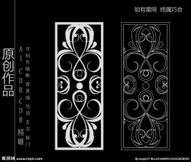 镂空雕花 移门图案