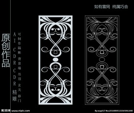 镂空雕花 移门图案