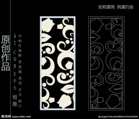 镂空雕花 移门图案