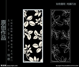 镂空雕花 移门图案