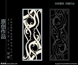 镂空雕花 移门图案