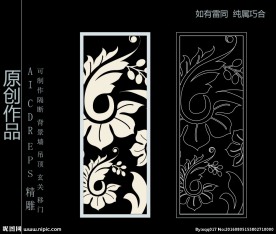 镂空雕花 移门图案