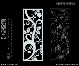 镂空雕花 移门图案