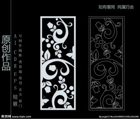 镂空雕花 移门图案