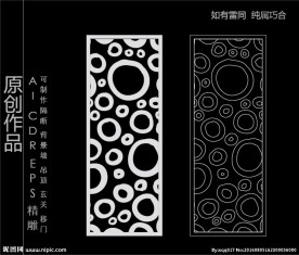 镂空雕花 移门图案  隔断图案