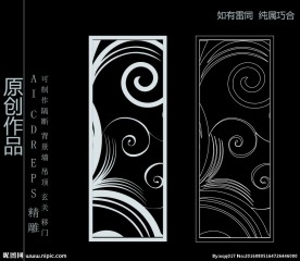 镂空雕花 移门图案  隔断图案