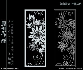 镂空雕花 移门图案