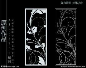 镂空雕花 移门图案