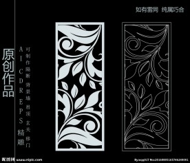 镂空雕花 移门图案