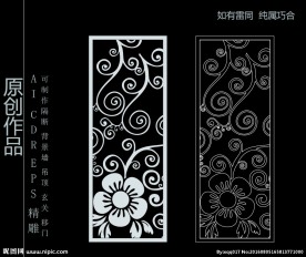 镂空雕花 移门图案