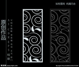 镂空雕花 移门图案