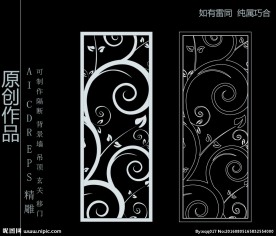 镂空雕花 移门图案