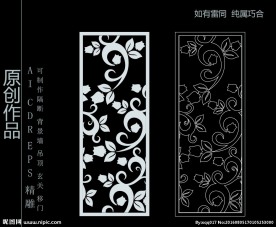 镂空雕花 移门图案