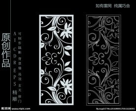 镂空雕花 移门图案