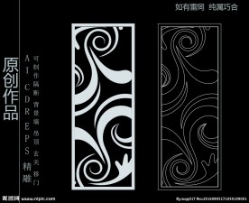 镂空雕花 移门图案