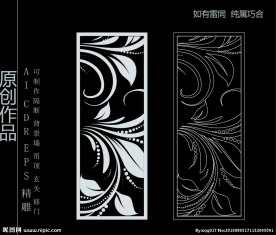 镂空雕花 移门图案