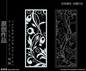 镂空雕花 移门图案