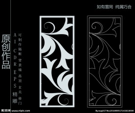 镂空雕花 移门图案