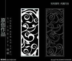 镂空雕花 移门图案