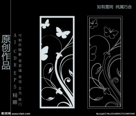 镂空雕花 移门图案