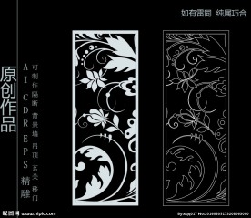 镂空雕花 移门图案