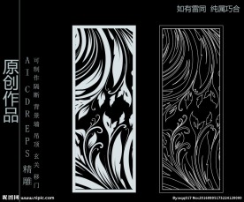 镂空雕花 移门图案