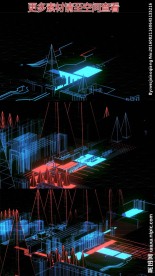 城市生长循环动态视频背景