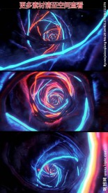 复杂藤条隧道空间循环动态背景