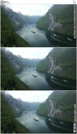 欧洲美丽的山峡游轮