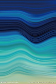 AI波浪蓝色底纹矢量图