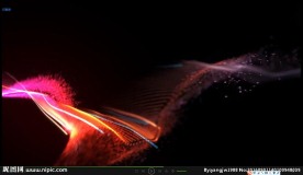 绚丽粒子LED视频素材屏幕背景