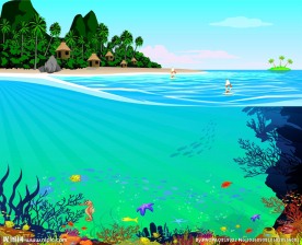 海洋世界矢量图