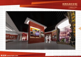 雕塑 纪念馆  室内  抗战