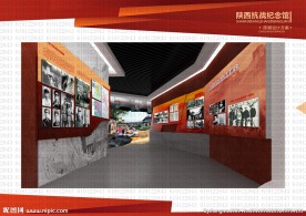 雕塑 纪念馆  室内  抗战