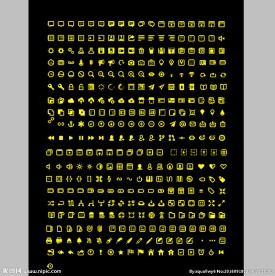 按钮标志标识图标