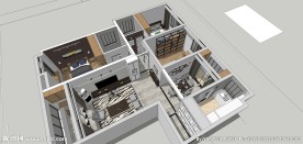 北欧风格SU模型