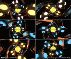 科幻金属隧道VJ