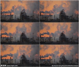 工业生产排放废气