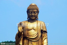灵山大佛半身近景