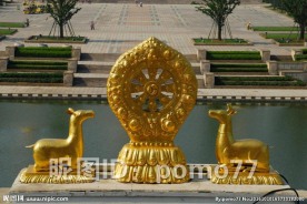 灵山大佛五印坛城祥麟法轮金顶