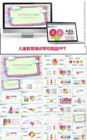 动感教育培训模板