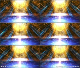 2K绚丽圣光舞台背景动态视频