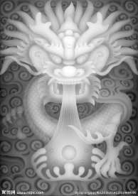 精品龙牌灰度图