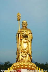 九华山99米地藏菩萨铜像金身