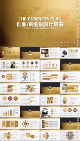 创业融资公司商业计划书PPT
