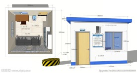 项目标准板房门卫接待室保安室