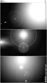 闪光灯前景素材