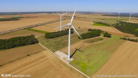 航拍-风车