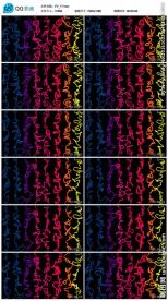 动感渐变线条空间交汇背景视频