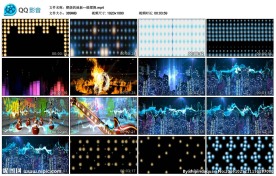 吉他摇摆快节奏舞蹈背景视频素材